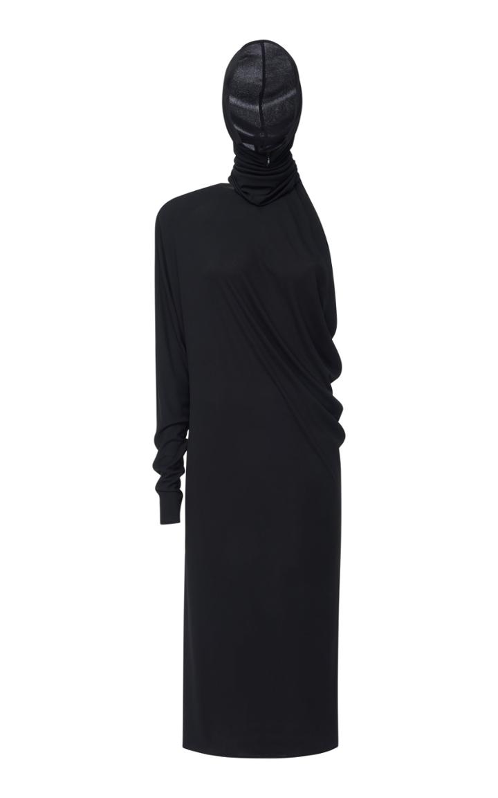 Versace Jersey One Shoulder Dress