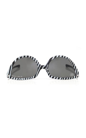 Mykita + Martine Rose Sos Reversible Striped Acetate Sunglasses