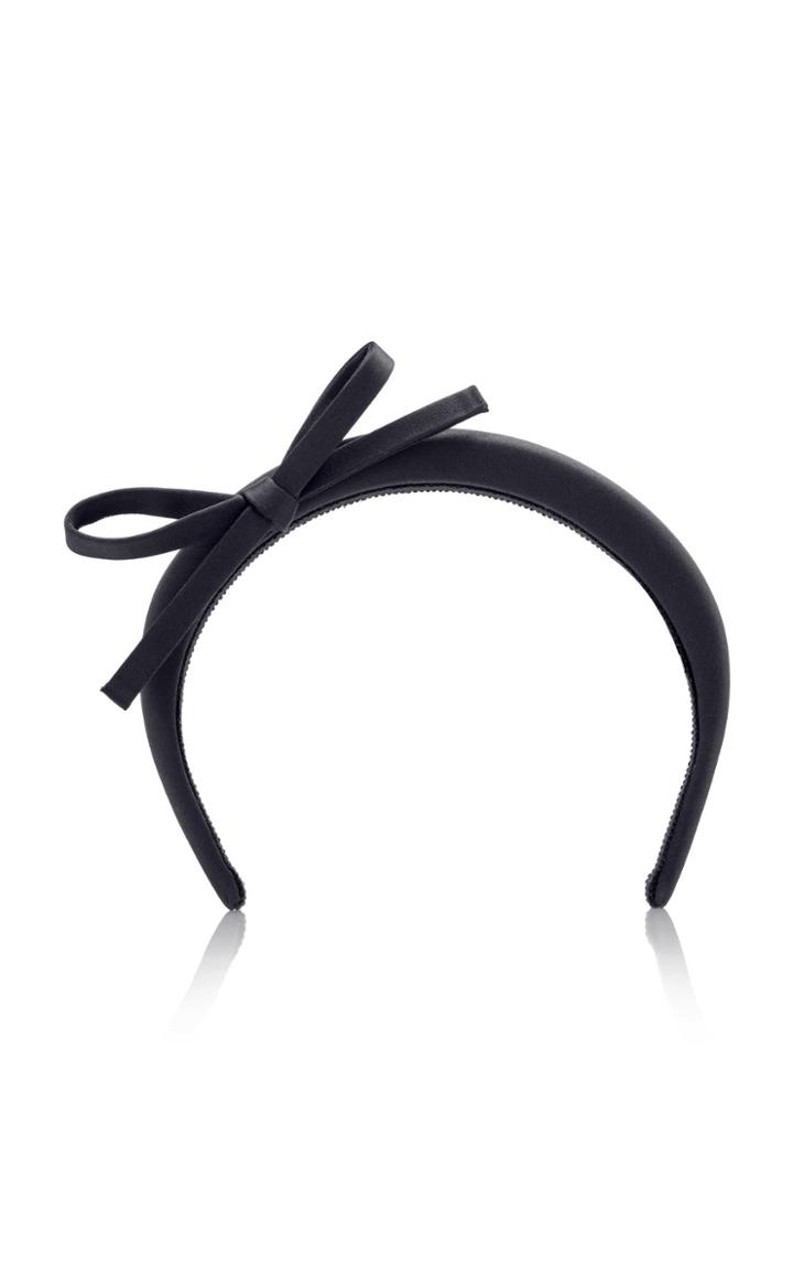 Moda Operandi Prada Embellished Silk-satin Headband
