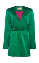 Moda Operandi Matriel Silk Blazer Dress Size: S