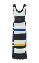 Proenza Schouler Striped Crochet Tank Dress