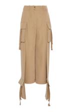 Moda Operandi Lanvin High-rise Wool Gabardine Cargo Pants Size: 36