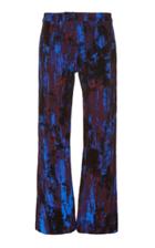 Mugler Mid-rise Printed Cotton Pants