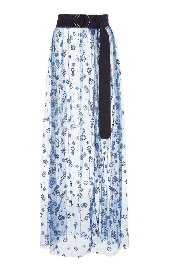 Rachel Comey Embellished Tulle Maxi Skirt