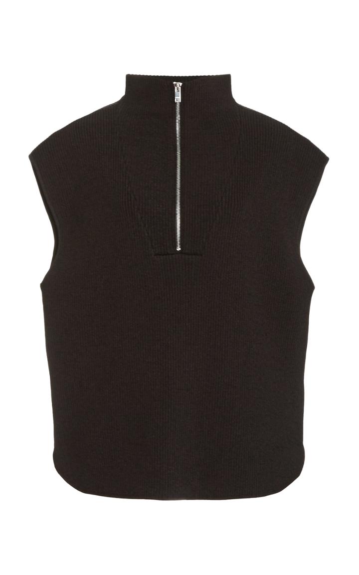 Moda Operandi Ganni Melange Knit Vest