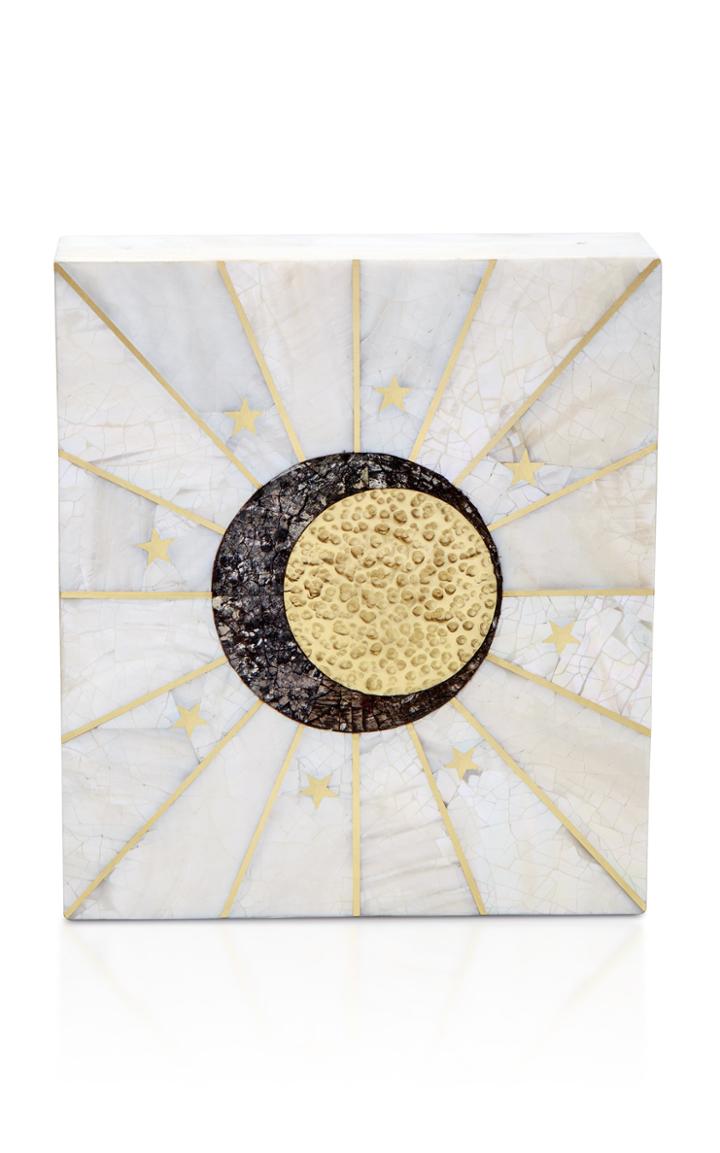 Nathalie Trad Kabibe Shell Aurora Clutch