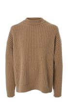 Jil Sander Ribbed Drop Shoulder Mockneck Sweater