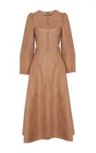Ulla Johnson Olimpia Stitch Leather Dress