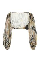 Cult Gaia Mar Printed Bolero