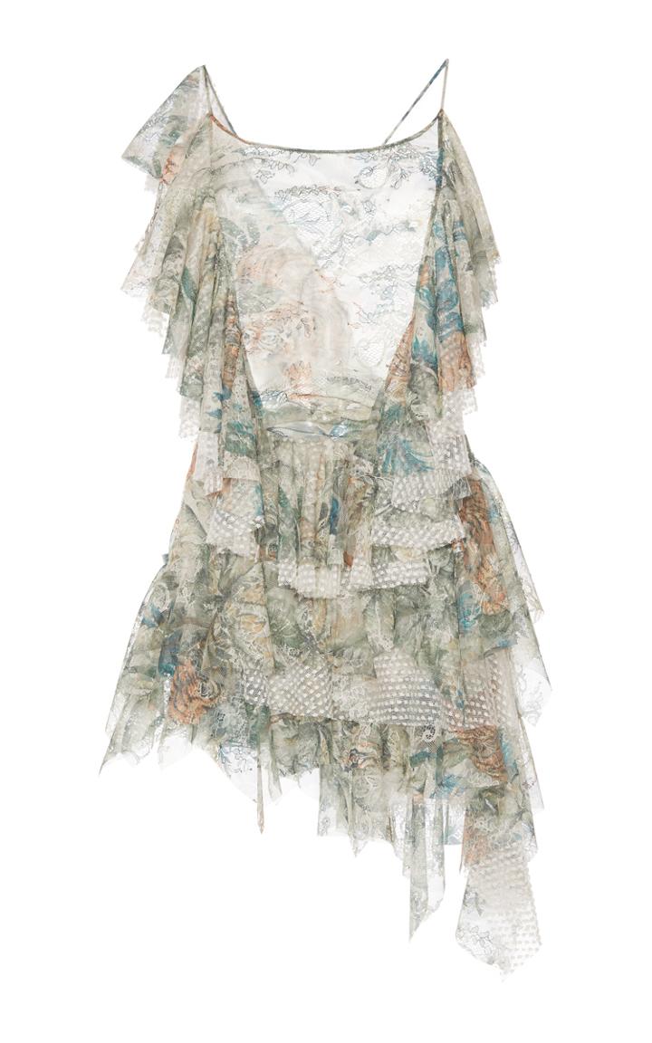 Philosophy Di Lorenzo Serafini Tiger Print Lace Dress