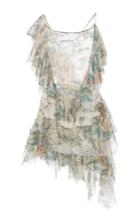 Philosophy Di Lorenzo Serafini Tiger Print Lace Dress