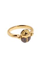 Pamela Love Rotating 18kt Yellow-gold And Blue Sapphire Scarab Ring