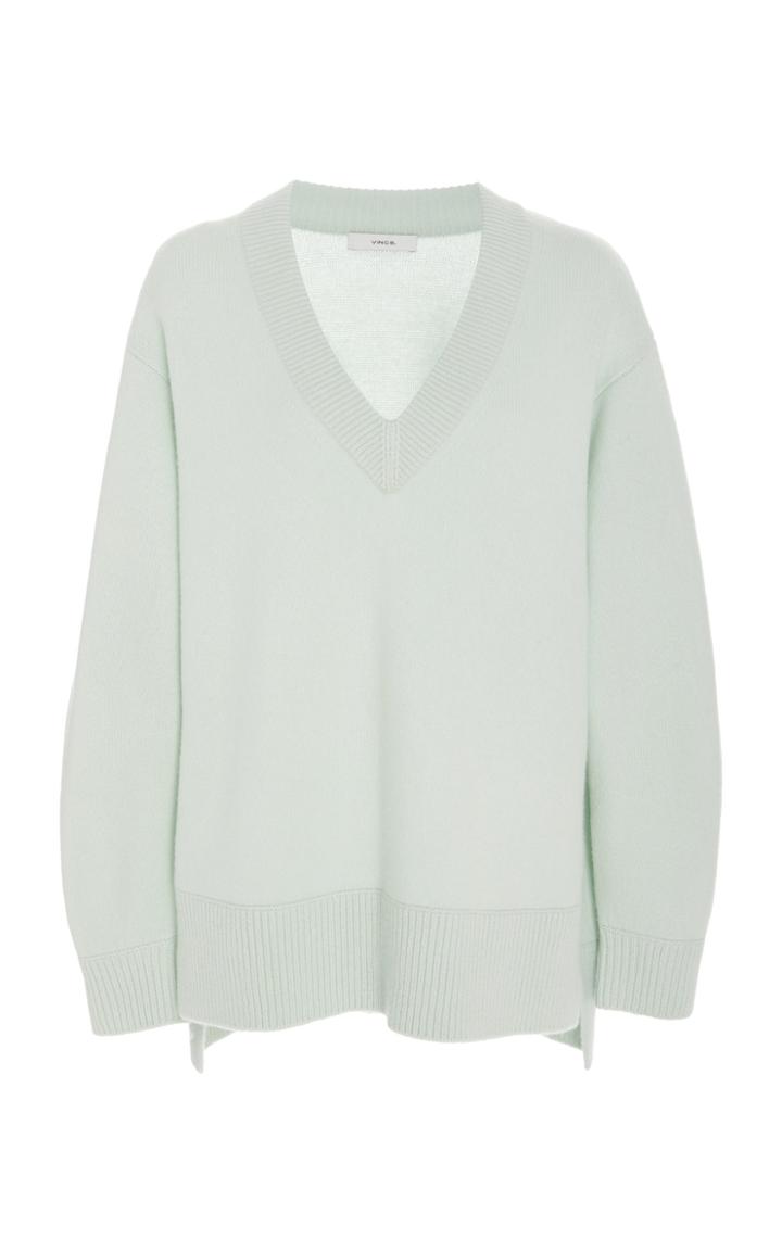 Vince Oversized V-neck Cashmere Sweater