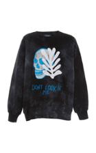 Lost Daze Dont Look At Me Cotton-jersey Sweatshirt