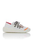 Giuseppe Zanotti Mesh-trimmed Leather Sneakers