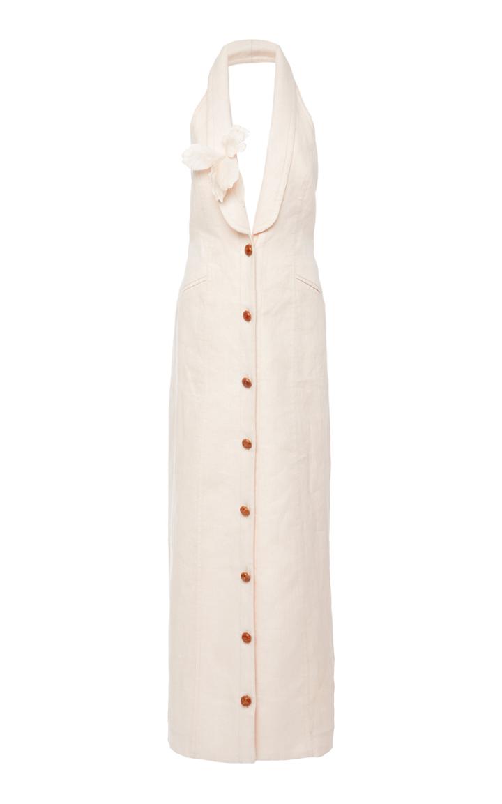 Zimmermann Corsage Tailored Button Front Dress