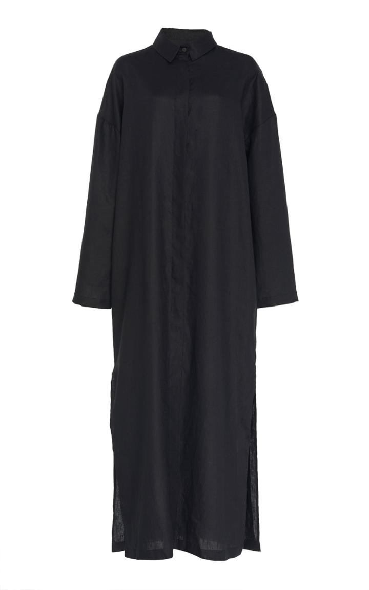 Moda Operandi Albus Lumen Oversized Linen Shirt Dress Size: 6