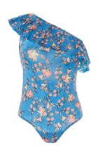 Isabel Marant Toile Sicilya One-shoulder One-piece Swimsuit