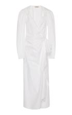 Attico Cotton Wrap Dress