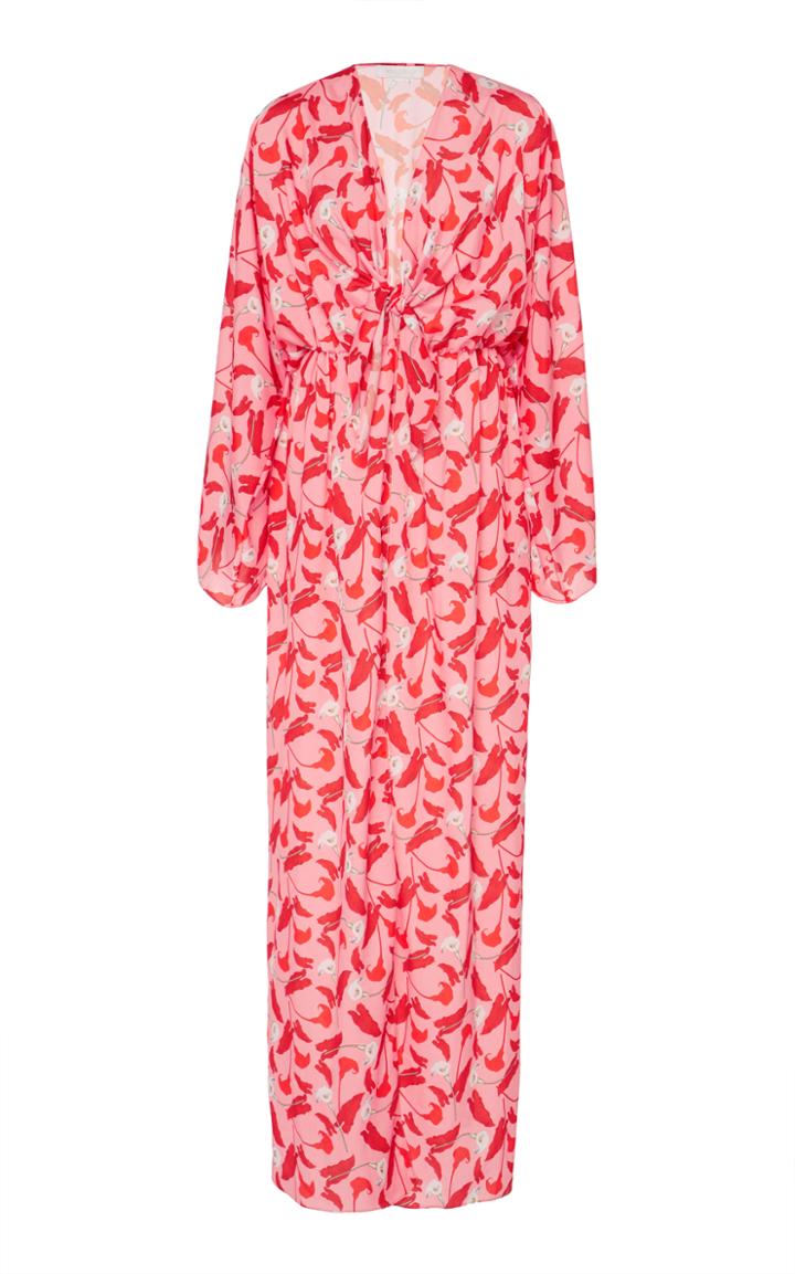 Borgo De Nor Elsa Draped Open Sleeves Dress
