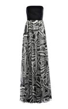 Genny Strapless Printed Gown