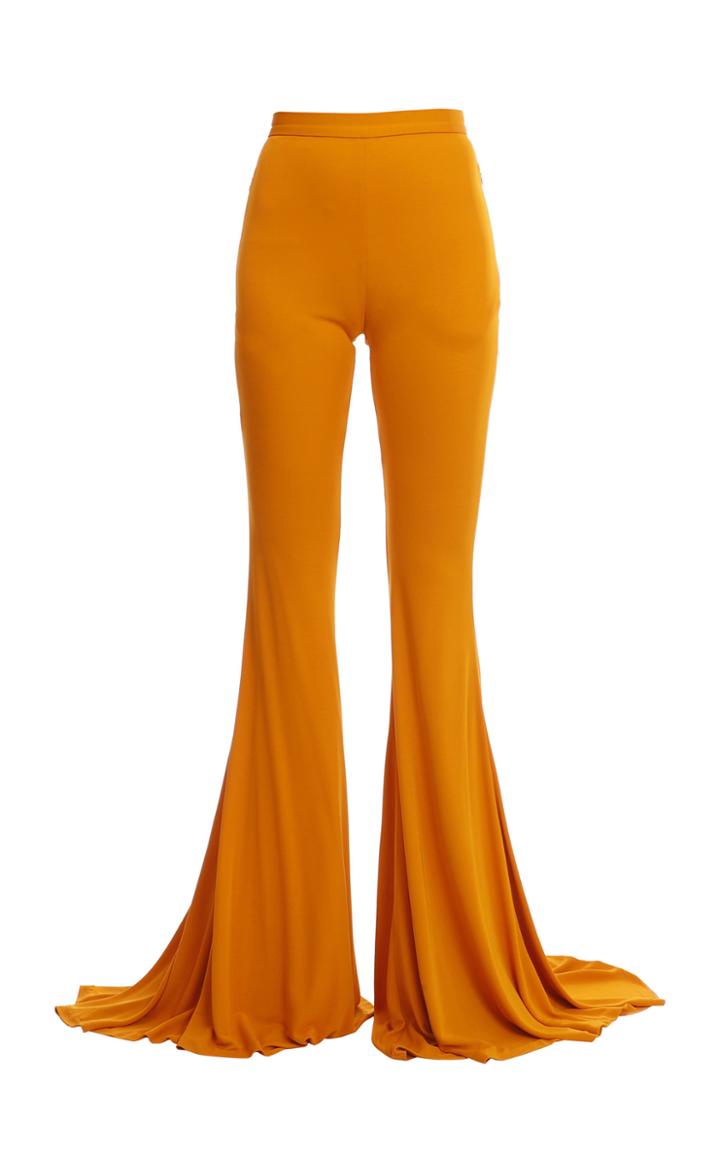 Moda Operandi Balmain High-rise Jersey Flared Pants Size: 42