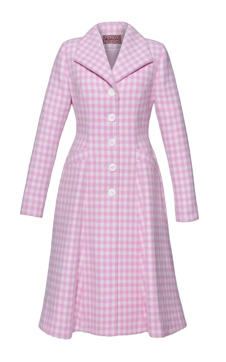 Lena Hoschek Flared Paris Wool-coat
