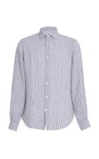 Boglioli Striped Linen Button-up Shirt