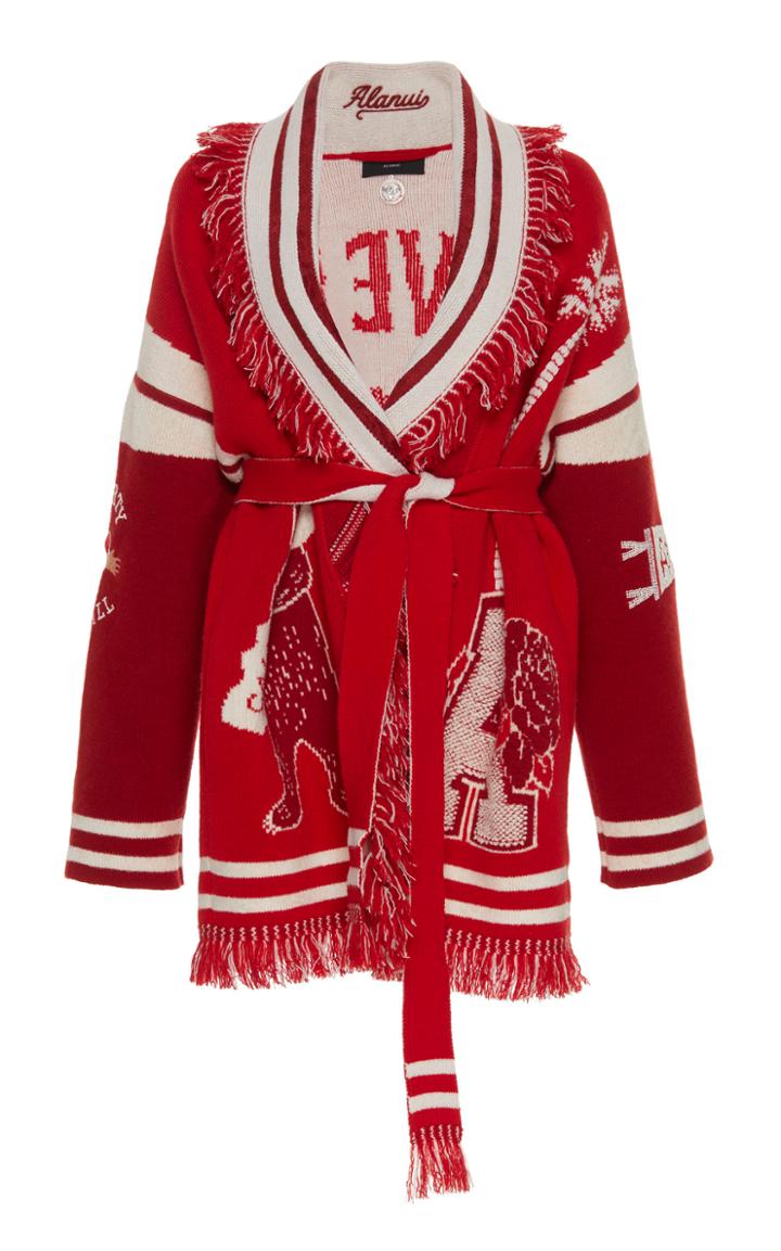 Alanui College Varsity Knit Cardigan