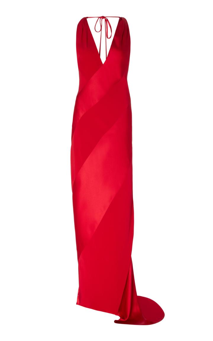 Moda Operandi Unttld Cowl Back Bias Cut Gown Size: 2