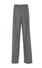 Red Valentino Flannel Wide Leg Trousers