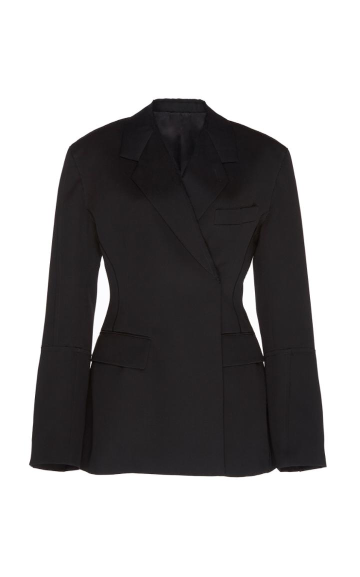 Calvin Klein 205w39nyc Wool Gabardine Hourglass Suit Jacket