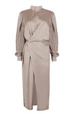 Moda Operandi Piece Of White Vera Cross-buttoned Poplin Wrap Dress