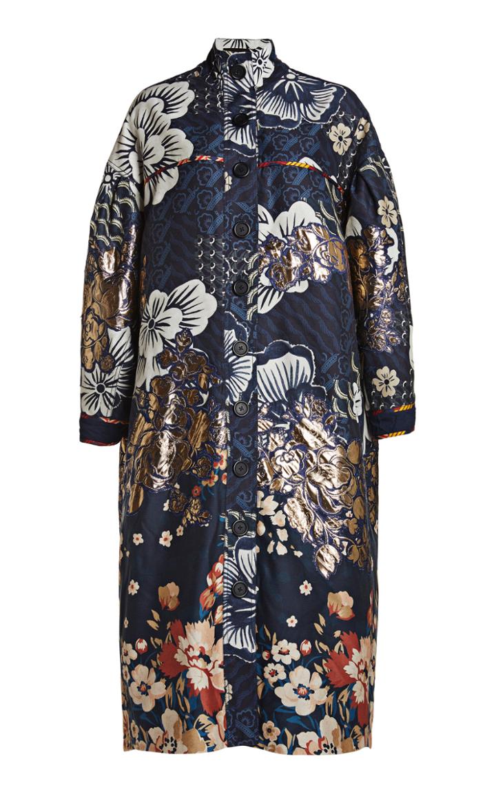 Moda Operandi Biyan Hylo Floral Print Coat