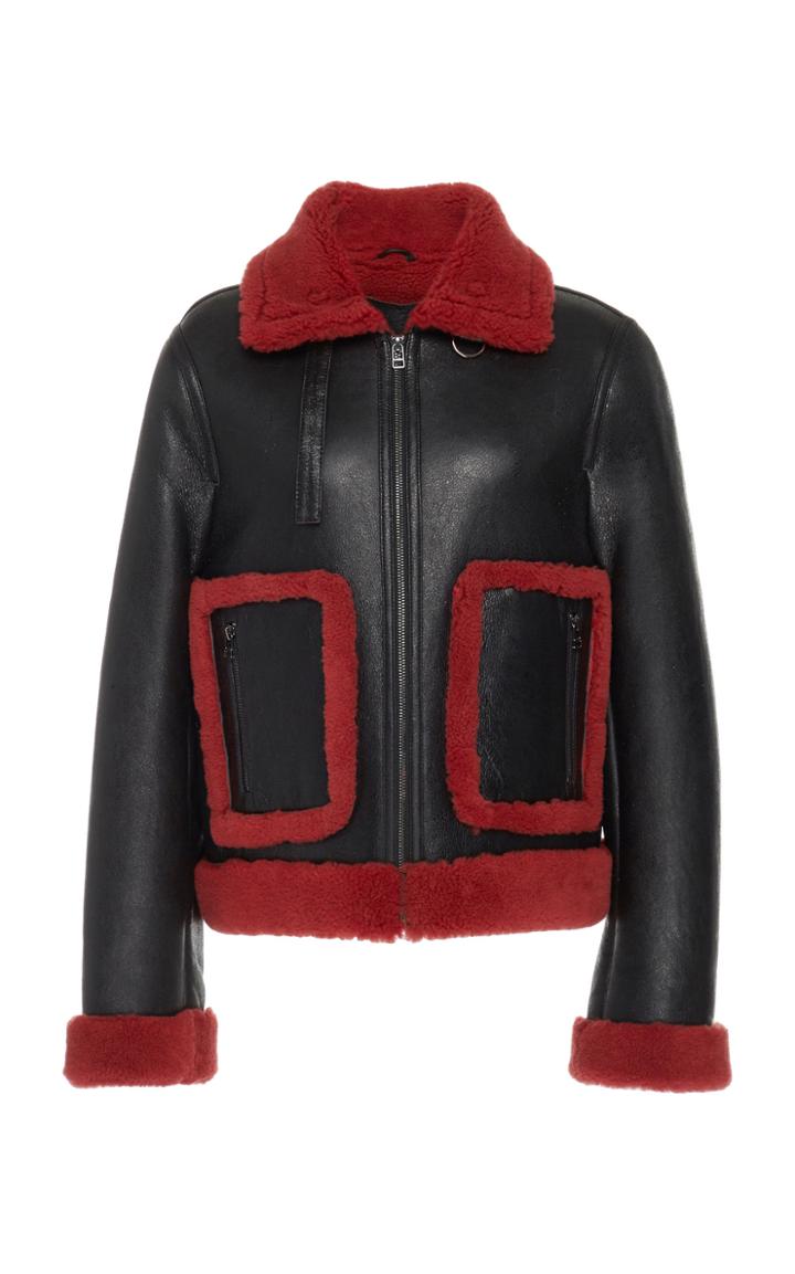 Pologeorgis The Boone Shearling Aviator Jacket