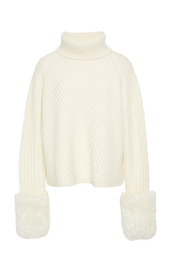 Yeon Athena Wool-blend Rib-knit Turtleneck Sweater
