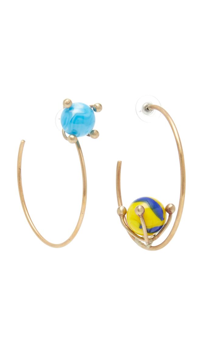 Rosie Assoulin Marble Hoop Earrings