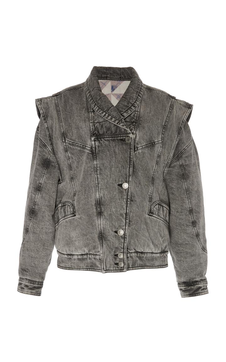 Isabel Marant Rany Reversible Detachable-sleeve Denim Jacket