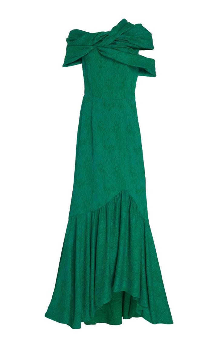 Hellessy Dovima Mermaid Cloque Gown