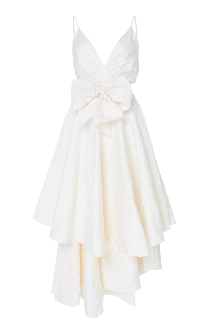 Johanna Ortiz Exclusive Belle Of The Fall Layered Cotton-blend Dress