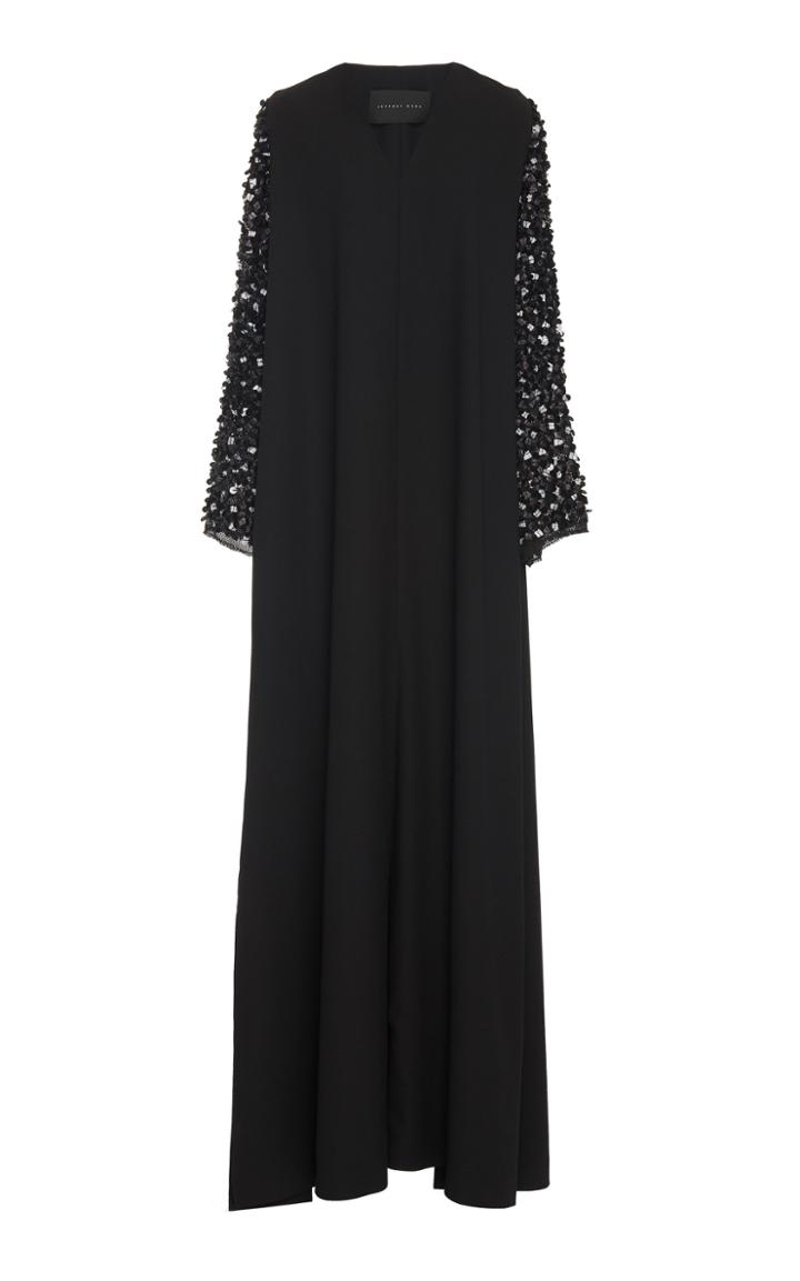 Jeffrey Dodd Shell Embroidered Vented Gown