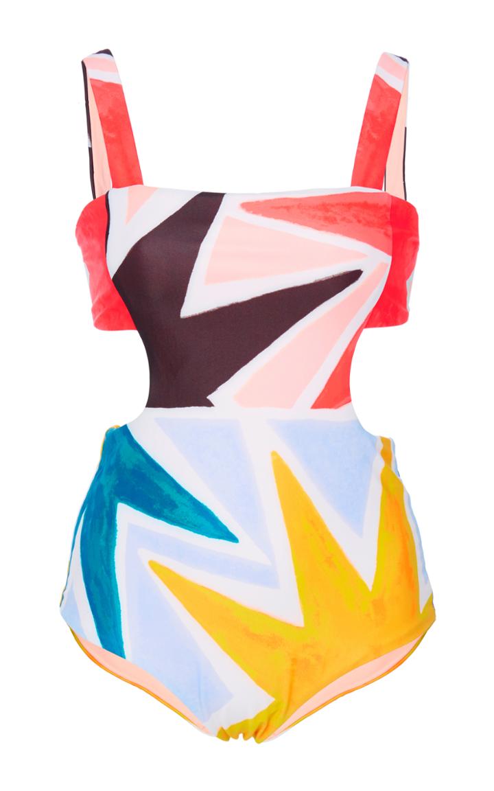 Mara Hoffman Superstar Printed Swimsuit