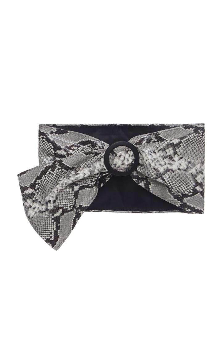 Attico Python-print Leather Belt