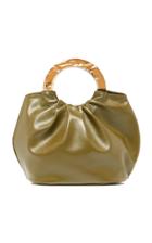 Moda Operandi L'afshar Daria Leather Pouch Top Handle Bag