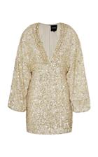 Moda Operandi Retrofte Aubrielle Sequin-embellished Mini Dress Size: Xs