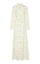 Moda Operandi Paris Georgia Burnout Long Sleeve Crochet Dress
