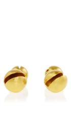 Marie-hlne De Taillac Peridot And Rubelite Precious Bell Cufflinks