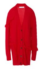 Prabal Gurung Oversize Fringe Cardigan
