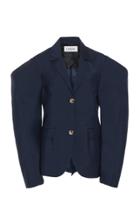 Lanvin Notched Mohair-wool Blend Blazer