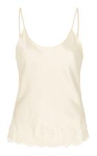 Moda Operandi Markarian Pyramus Satin And Lace Cami Size: Xs